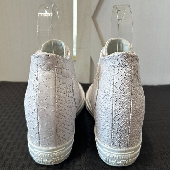 Chuck Taylor® All Star® 'Embossed Reptile' Wedge Sneakers - Picture 7 of 11